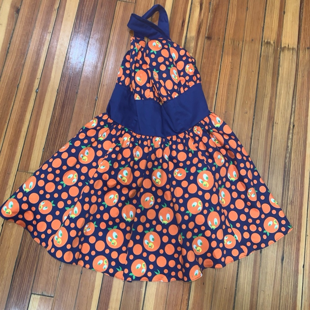 NEW Disney Dress Shop Orange Bird Dress Cosplay Dapper Day XL See Description